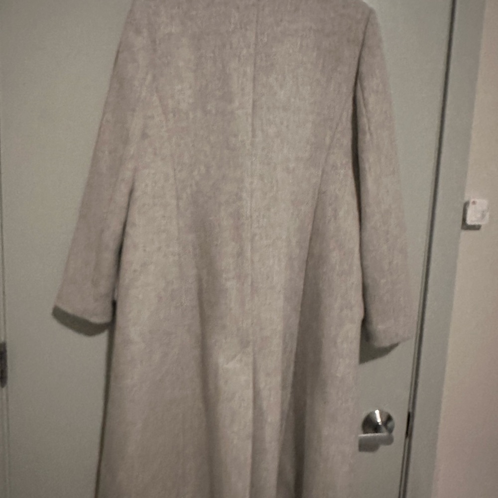 Club Monaco Daylina Light Gray wool Coat - Picture 5 of 6